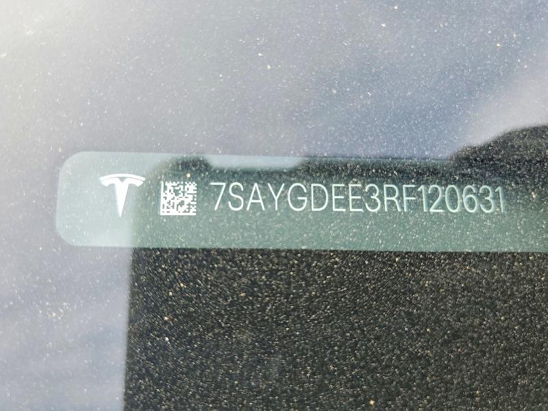2024 Tesla Model Y მანქანა იყიდება აუქციონზე, vin: 7SAYGDEE3RF120631, აუქციონის ნომერი: 50660026