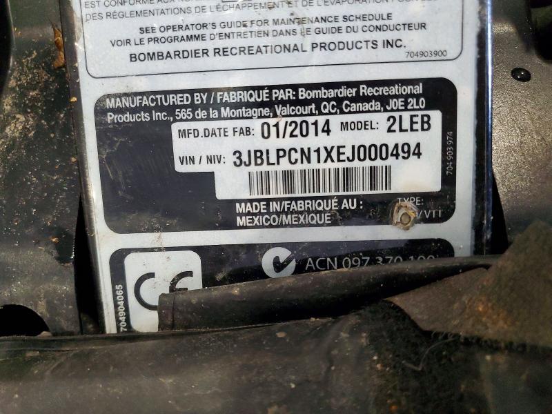 Продажа на аукционе авто 2014 Can-am Outlander Max, vin: 3JBLPCN1XEJ000494, номер лота: 49897216