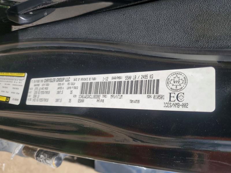 2012 Jeep Wrangler Unlimited მანქანა იყიდება აუქციონზე, vin: 1C4BJWEGXCL183392, აუქციონის ნომერი: 51212356