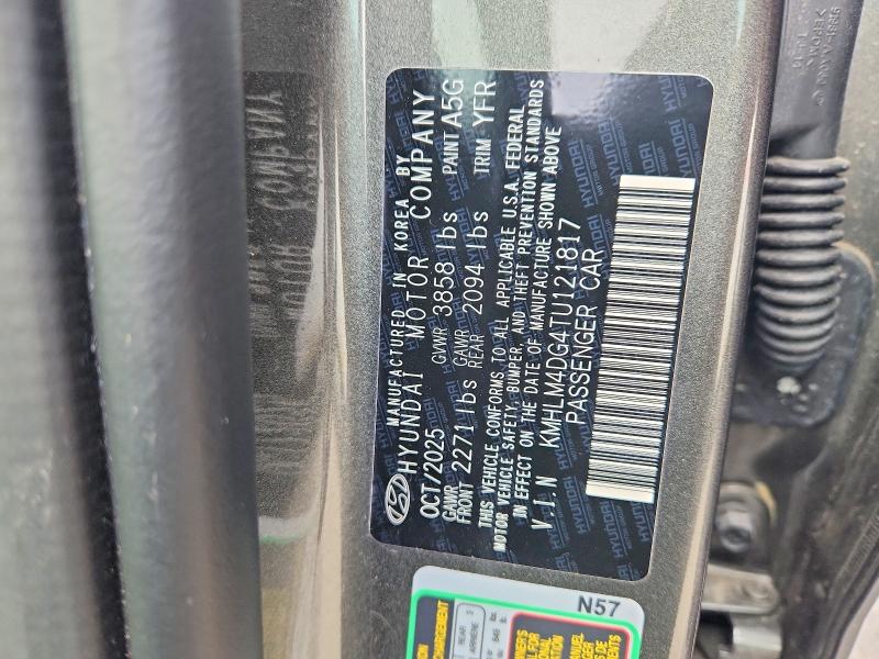 51314386 :رقم المزاد ، KMHLM4DG4TU121817 vin ، 2026 Hyundai Elantra مزاد بيع
