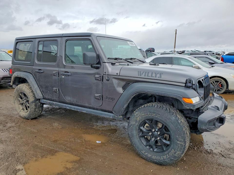 47086806 :رقم المزاد ، 1C4HJXDM7MW823680 vin ، 2021 Jeep Wrangler Unlimited مزاد بيع