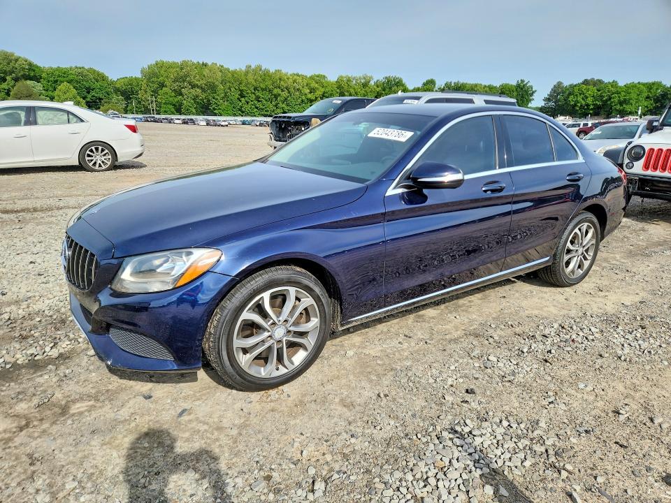 52043786 :رقم المزاد ، 55SWF4KB5FU079835 vin ، 2015 Mercedes-benz C مزاد بيع