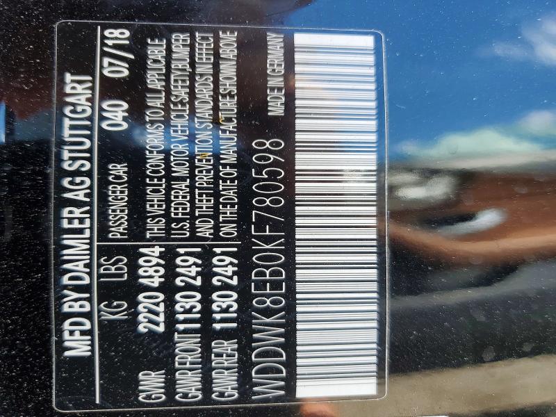 Продаж на аукціоні авто 2019 Mercedes-benz C, vin: WDDWK8EB0KF780598, номер лоту: 51763336