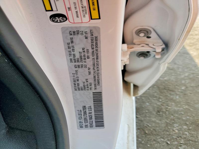 2022 Ram 1500 მანქანა იყიდება აუქციონზე, vin: 1C6SRFJT5NN478894, აუქციონის ნომერი: 50659166