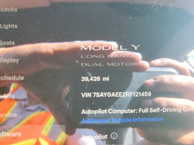 Продажа на аукционе авто 2024 Tesla Model Y, vin: 7SAYGAEE2RF121459, номер лота: 78447465