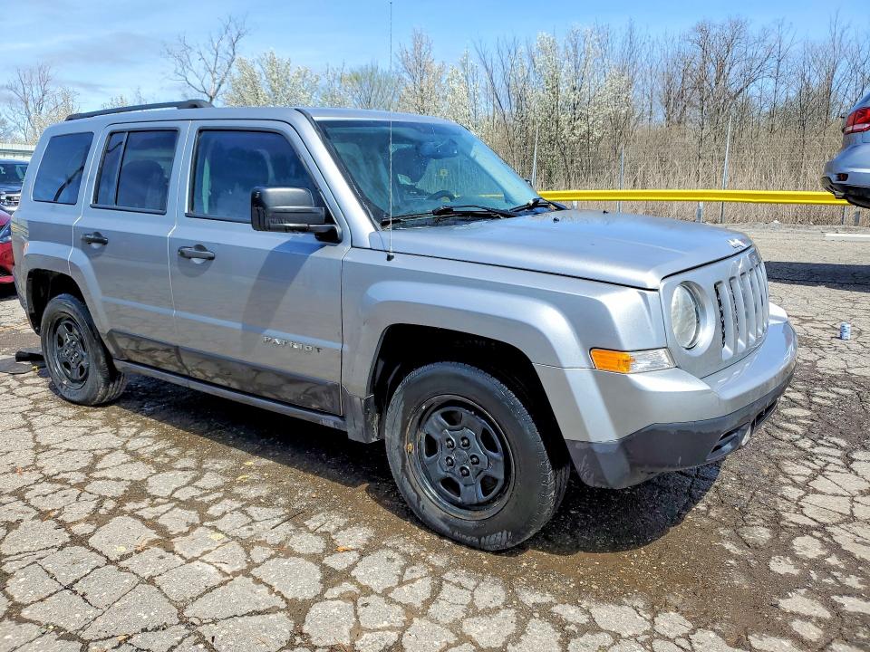 2017 Jeep Patriot მანქანა იყიდება აუქციონზე, vin: 1C4NJPBAXHD119843, აუქციონის ნომერი: 50234856