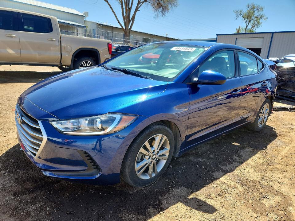 2018 Hyundai Elantra მანქანა იყიდება აუქციონზე, vin: 5NPD84LF0JH295686, აუქციონის ნომერი: 48435846