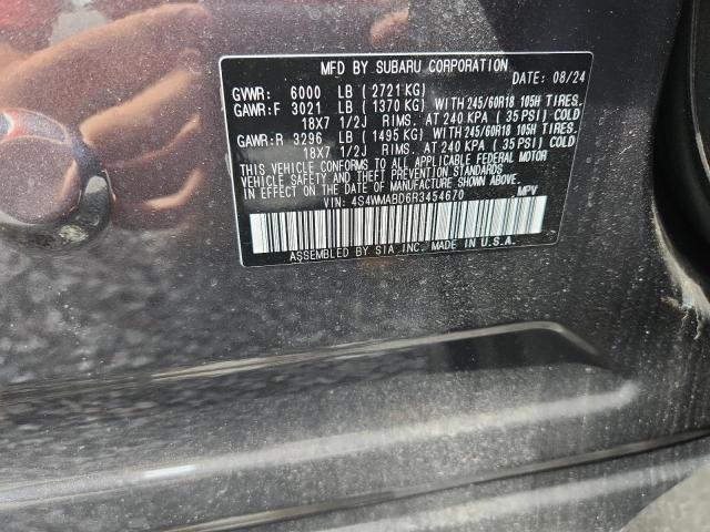 49458946 :رقم المزاد ، 4S4WMABD6R3454670 vin ، 2024 Subaru Ascent مزاد بيع