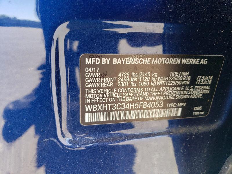 Aukcja sprzedaży 2017 Bmw X1, vin: WBXHT3C34H5F84053, numer aukcji: 50747986