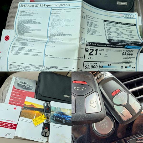 50684786 :رقم المزاد ، WA1LAAF78HD019107 vin ، 2017 Audi Q7 مزاد بيع