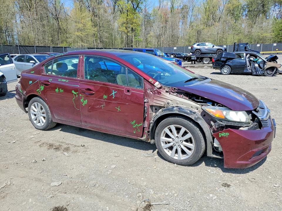 Aukcja sprzedaży 2012 Honda Civic, vin: 19XFB2F87CE358513, numer aukcji: 48797896