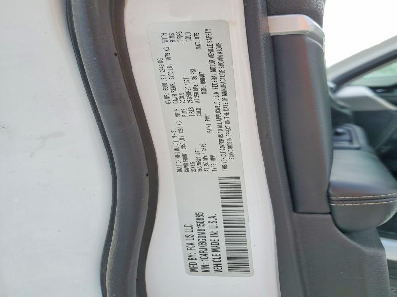 Продаж на аукціоні авто 2021 Jeep Grand Cherokee, vin: 1C4RJKBG0M8150885, номер лоту: 48992336