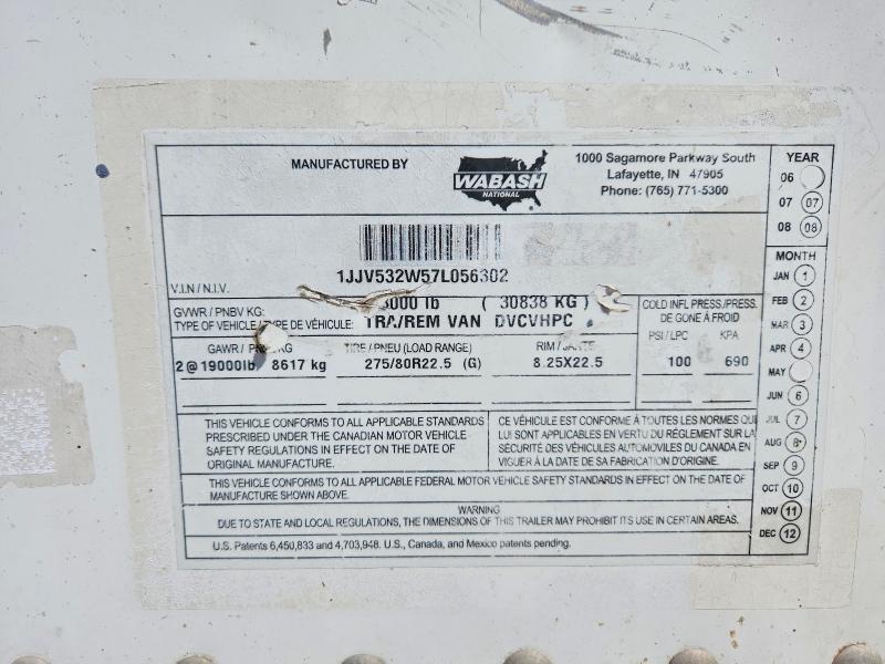 Продаж на аукціоні авто 2007 Waba Unknown, vin: 1JJV532W57L056302, номер лоту: 47221416