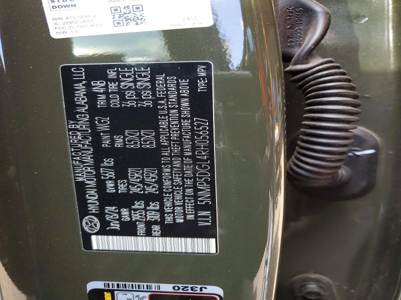 Продаж на аукціоні авто 2024 Hyundai Santa Fe, vin: 5NMP5DGL4RH056527, номер лоту: 51445966