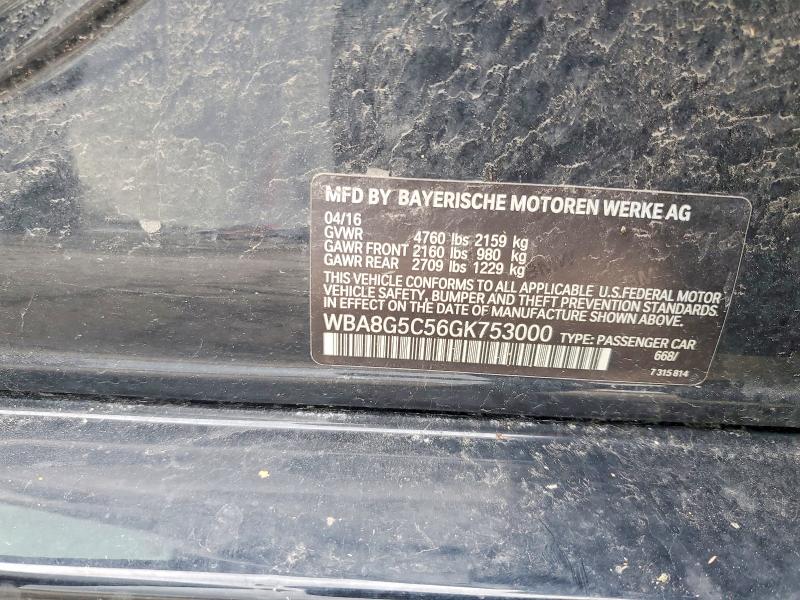 Продаж на аукціоні авто 2016 Bmw 328, vin: WBA8G5C56GK753000, номер лоту: 51758986