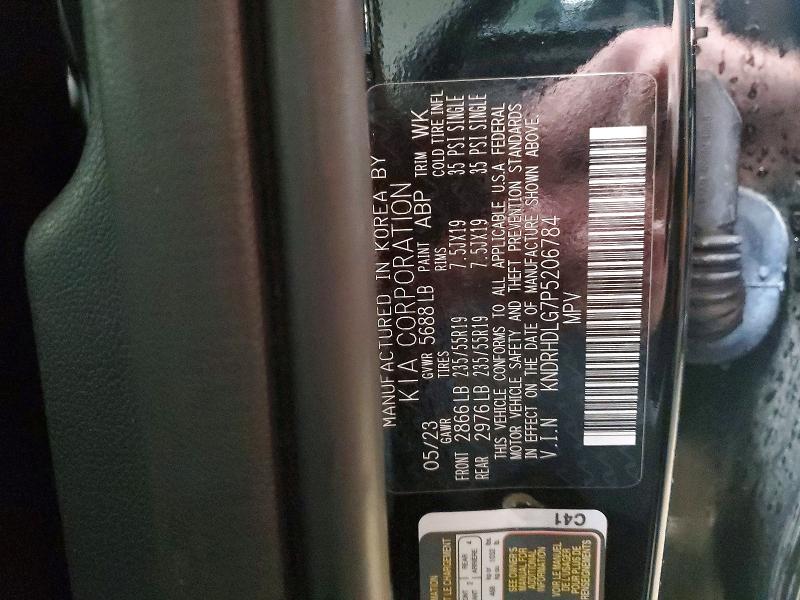 Auction sale of the 2023 Kia Sorento, vin: KNDRHDLG7P5206784, lot number: 49772726
