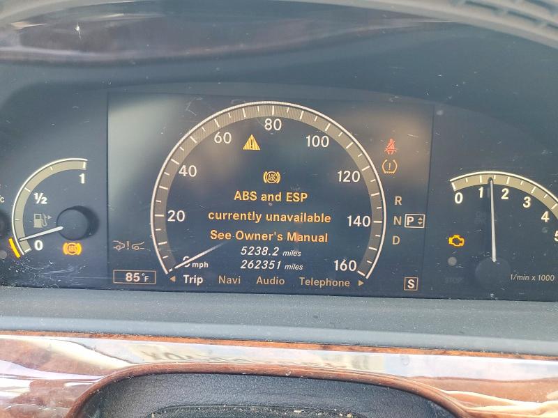 2008 Mercedes-benz S მანქანა იყიდება აუქციონზე, vin: WDDNG86X08A179690, აუქციონის ნომერი: 49028846