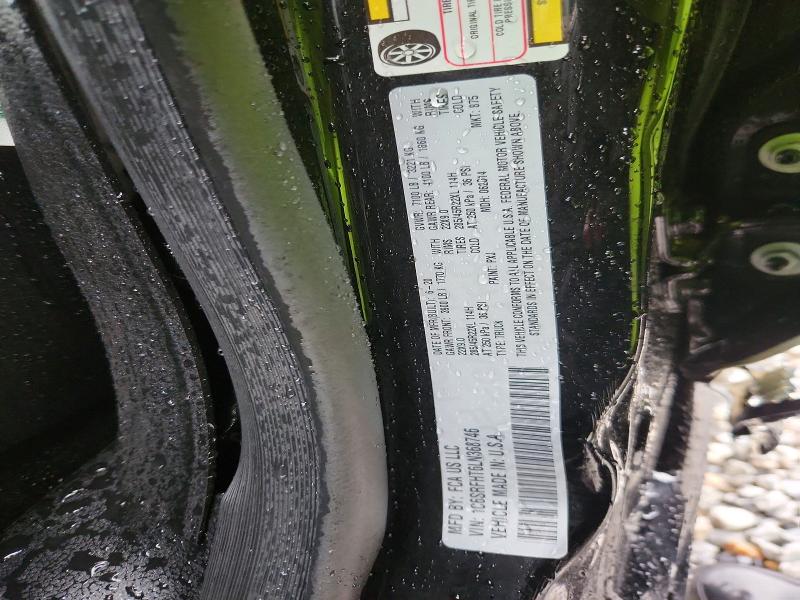Продаж на аукціоні авто 2020 Ram 1500, vin: 1C6SRFHT6LN368746, номер лоту: 51587776