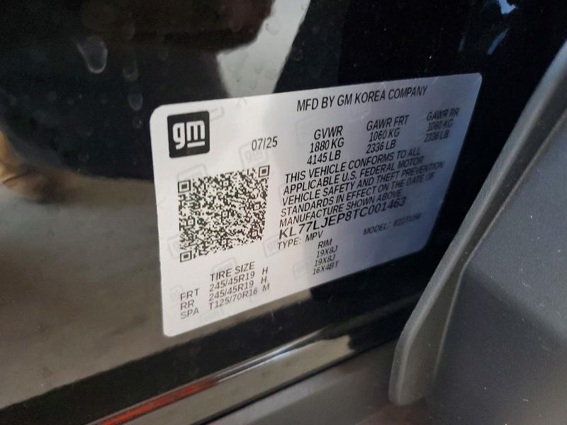 Продажа на аукционе авто 2026 Chevrolet Trax, vin: KL77LJEP8TC001463, номер лота: 51164846