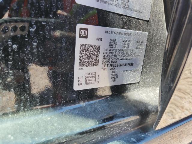 Aukcja sprzedaży 2021 Gmc Sierra, vin: 1GTU9EET0MZ407888, numer aukcji: 49641346