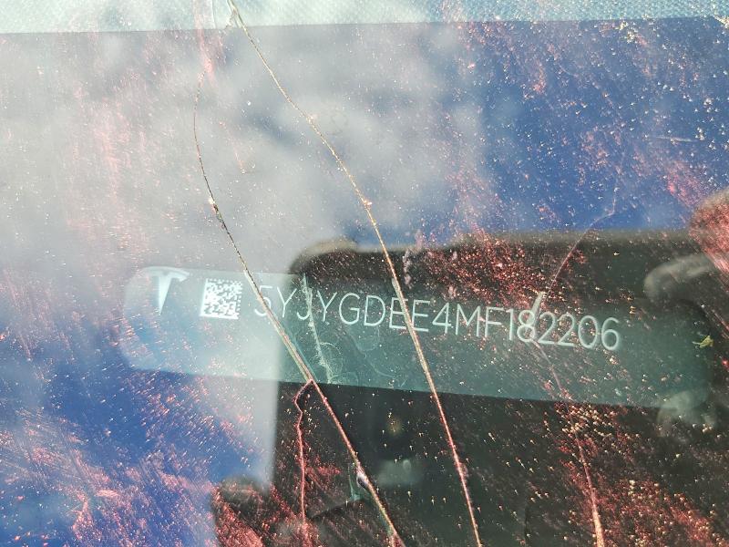 Продажа на аукционе авто 2021 Tesla Model Y, vin: 5YJYGDEE4MF182206, номер лота: 49554996