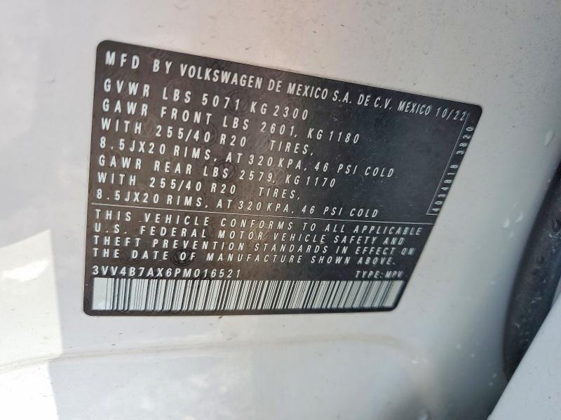 Продажа на аукционе авто 2023 Volkswagen Tiguan, vin: 3VV4B7AX6PM016521, номер лота: 51748746