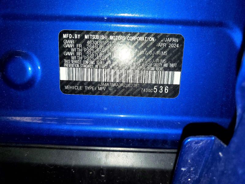 Aukcja sprzedaży 2024 Mitsubishi Eclipse Cross, vin: JA4ATWAA3RZ062761, numer aukcji: 48447066