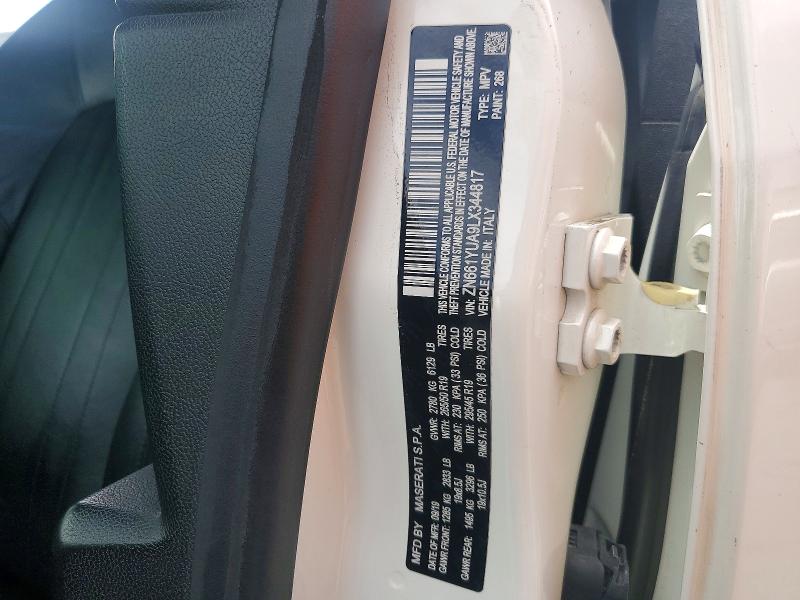 Продажа на аукционе авто 2020 Maserati Levante, vin: ZN661YUA9LX344817, номер лота: 48843096