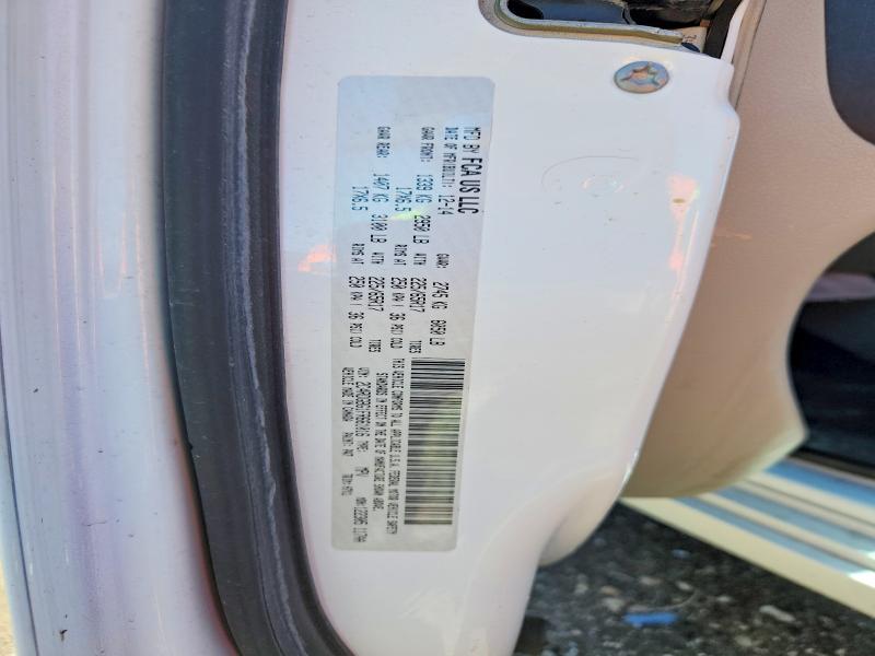 51262266 :رقم المزاد ، 2C4RDGBG1FR661016 vin ، 2015 Dodge Caravan مزاد بيع