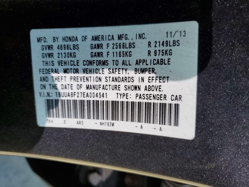 Продажа на аукционе авто 2014 Acura Tl, vin: 19UUA8F27EA004541, номер лота: 51314566