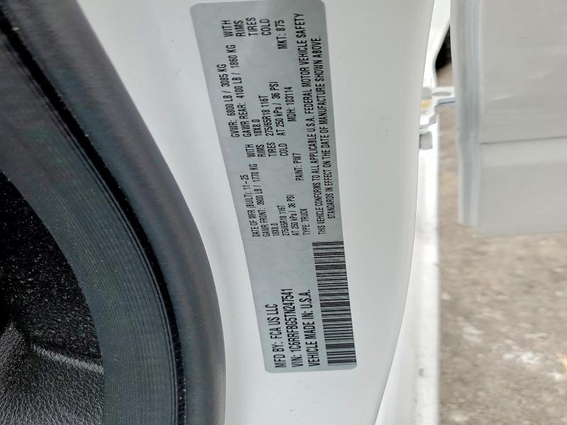 Aukcja sprzedaży 2026 Ram 1500, vin: 1C6RRFBG5TN247541, numer aukcji: 48789126