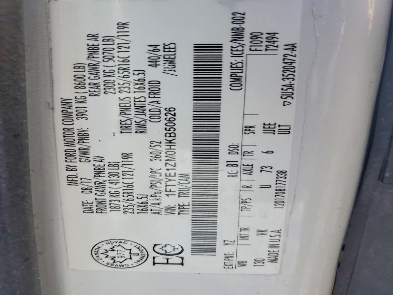 Aukcja sprzedaży 2017 Ford Transit, vin: 1FTYE1ZM0HKB50626, numer aukcji: 49269206