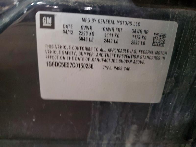 Продаж на аукціоні авто 2012 Cadillac Cts, vin: 1G6DC5E57C0150236, номер лоту: 49324486