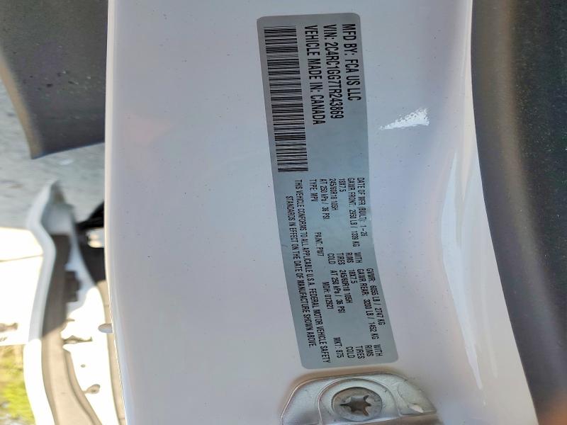 Продаж на аукціоні авто 2026 Chrysler Pacifica, vin: 2C4RC1GG7TR243869, номер лоту: 48461356