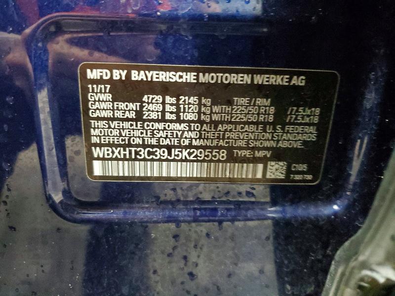 Продажа на аукционе авто 2018 Bmw X1, vin: WBXHT3C39J5K29558, номер лота: 50749826