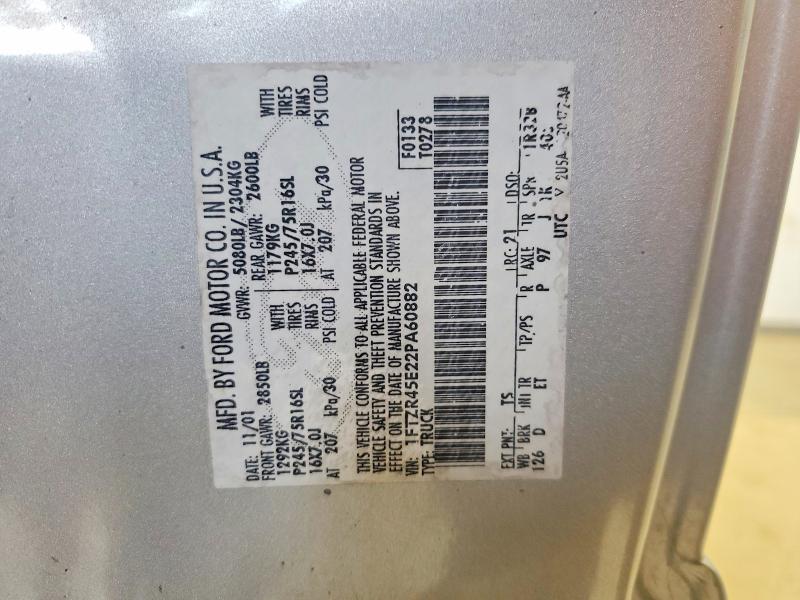 2002 Ford Ranger მანქანა იყიდება აუქციონზე, vin: 1FTZR45E22PA60882, აუქციონის ნომერი: 49648256