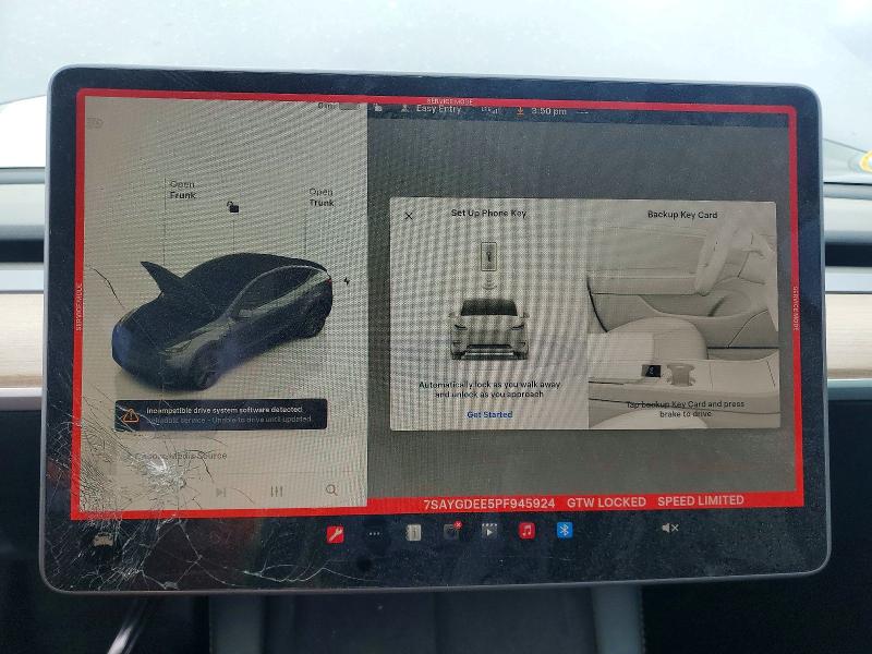 2023 Tesla Model Y მანქანა იყიდება აუქციონზე, vin: 7SAYGDEE5PF945924, აუქციონის ნომერი: 49618856
