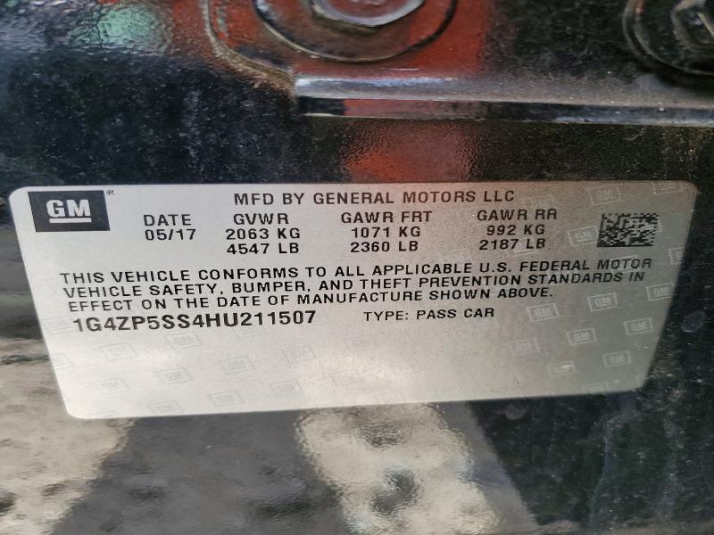 Aukcja sprzedaży 2017 Buick Lacrosse, vin: 1G4ZP5SS4HU211507, numer aukcji: 49924906