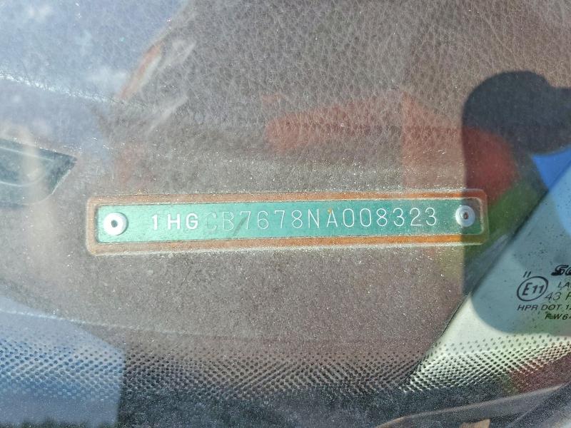 Продаж на аукціоні авто 1992 Honda Accord, vin: 1HGCB7678NA008323, номер лоту: 50951336
