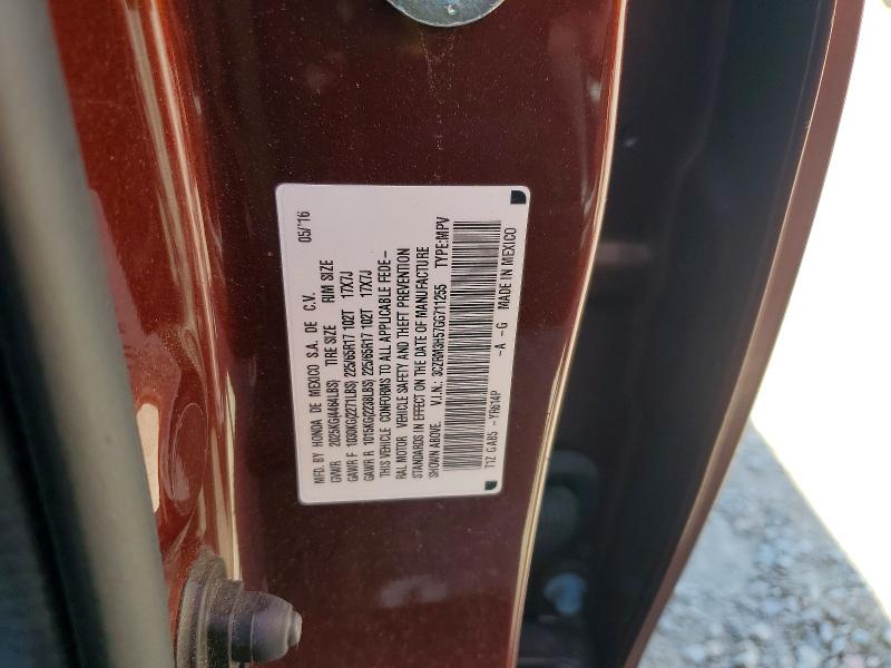 Aukcja sprzedaży 2016 Honda Cr-v, vin: 3CZRM3H57GG711255, numer aukcji: 50677896