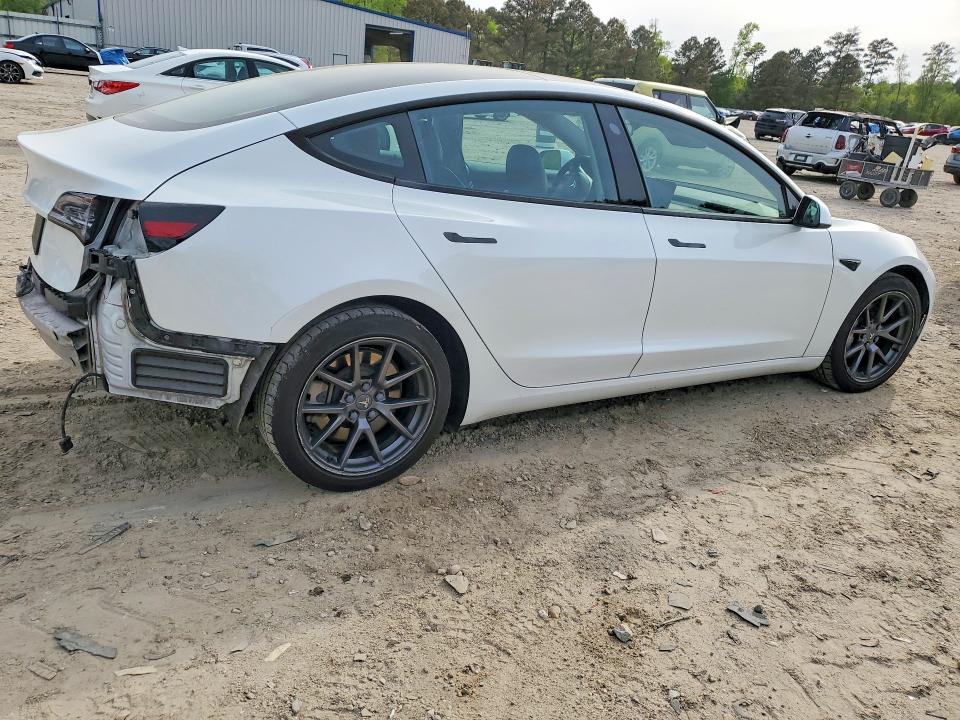 2022 Tesla Model 3 მანქანა იყიდება აუქციონზე, vin: 5YJ3E1EA4NF230638, აუქციონის ნომერი: 48744406
