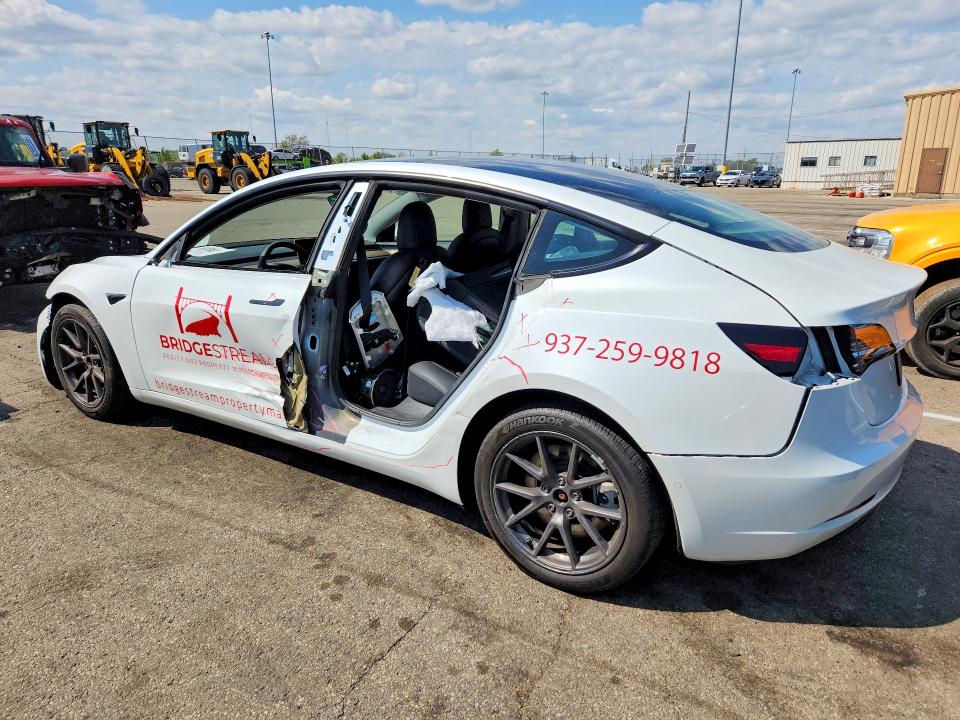 2022 Tesla Model 3 მანქანა იყიდება აუქციონზე, vin: 5YJ3E1EAXNF317458, აუქციონის ნომერი: 50156696