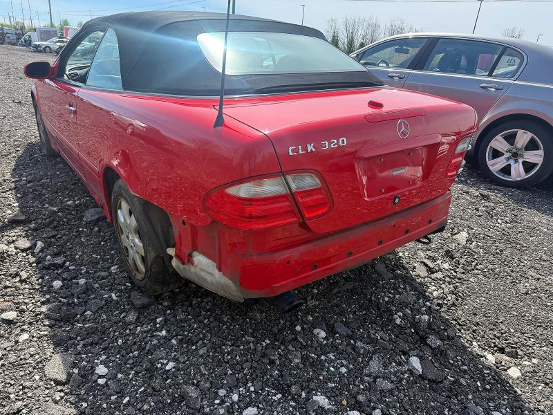 2000 Mercedes-benz Clk მანქანა იყიდება აუქციონზე, vin: WDBLK65G2YT034501, აუქციონის ნომერი: 51655956