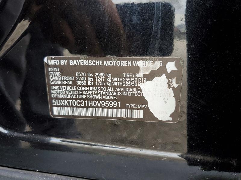Aukcja sprzedaży 2017 Bmw X5, vin: 5UXKT0C31H0V95991, numer aukcji: 48601286