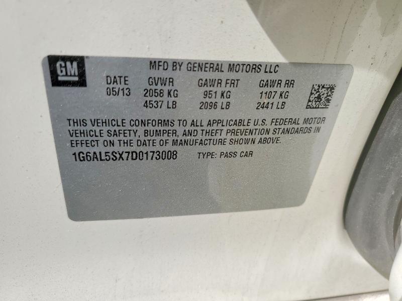 Продажа на аукционе авто 2013 Cadillac Ats, vin: 1G6AL5SX7D0173008, номер лота: 49418596