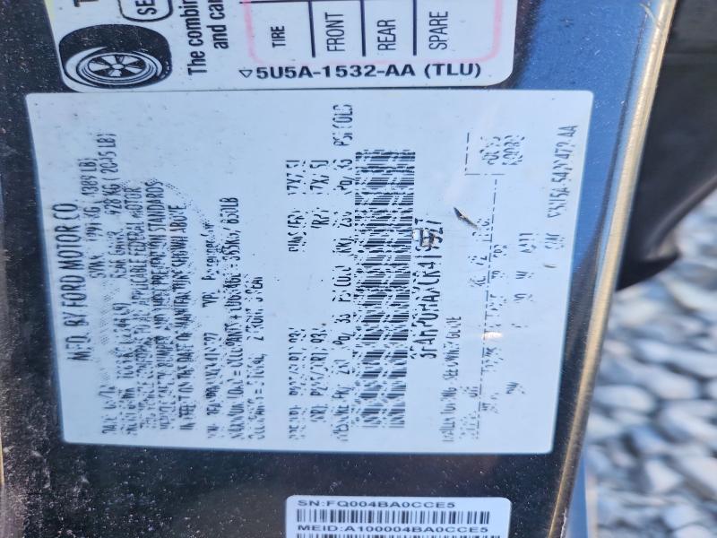 Продаж на аукціоні авто 2012 Ford Fusion, vin: 3FAHP0HAXCR419527, номер лоту: 50836406