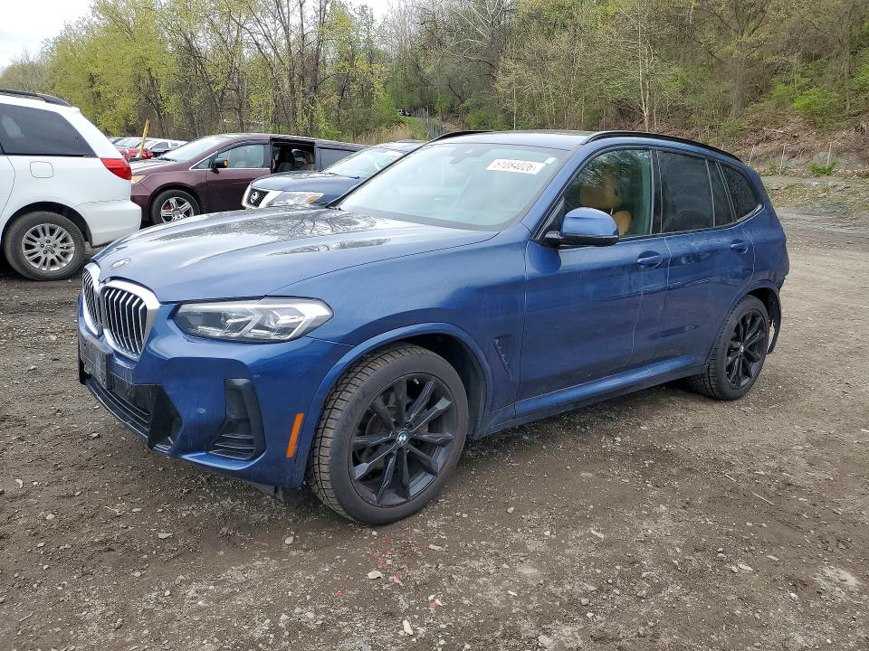 Продажа на аукционе авто 2022 Bmw X3, vin: 5UX53DP06N9K07309, номер лота: 51084026