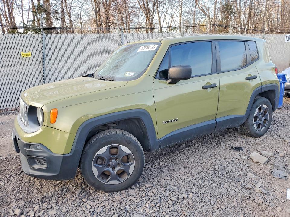 48090276 :رقم المزاد ، ZACCJBAT5FPB31099 vin ، 2015 Jep Renegade مزاد بيع