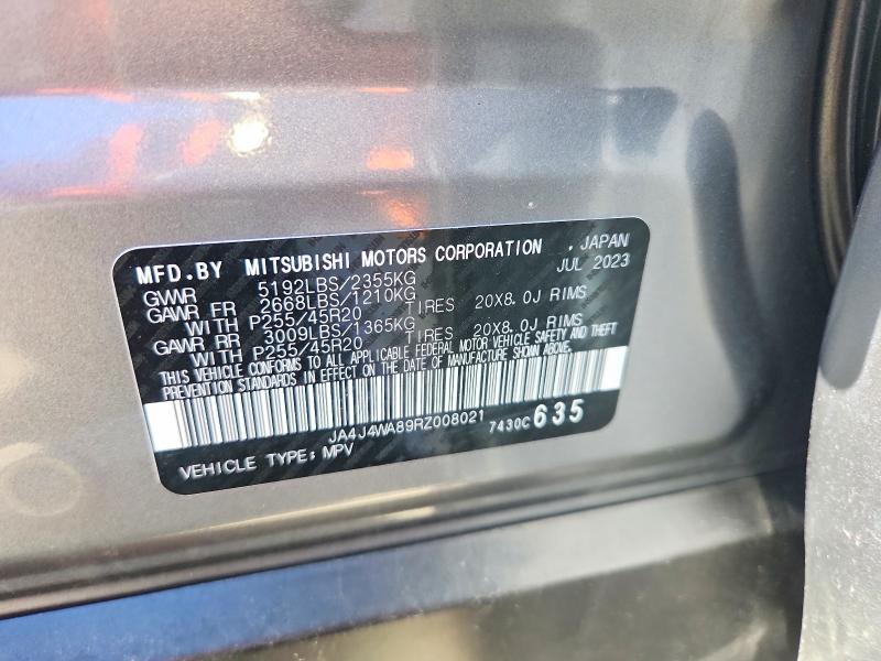 Продаж на аукціоні авто 2024 Mitsubishi Outlander, vin: JA4J4WA89RZ008021, номер лоту: 48111376