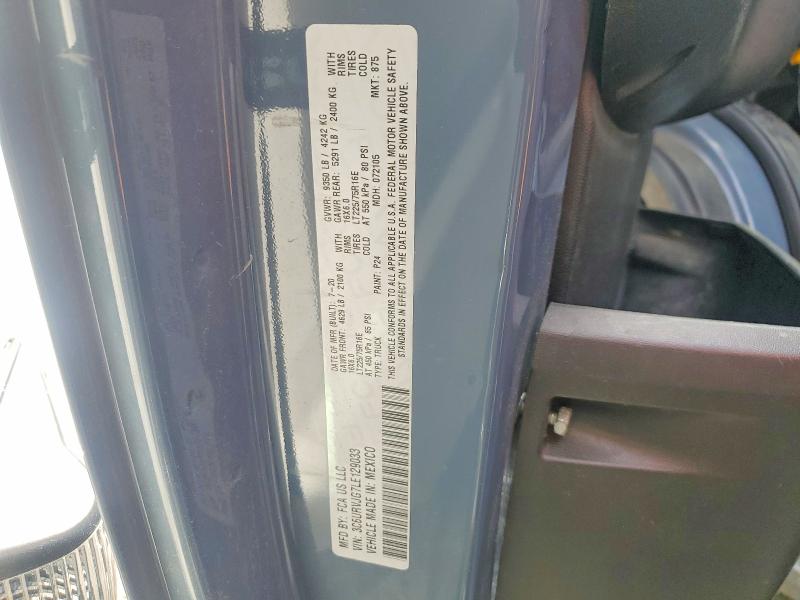 Продаж на аукціоні авто 2020 Ram Promaster 3500, vin: 3C6URVJG7LE129033, номер лоту: 50575196